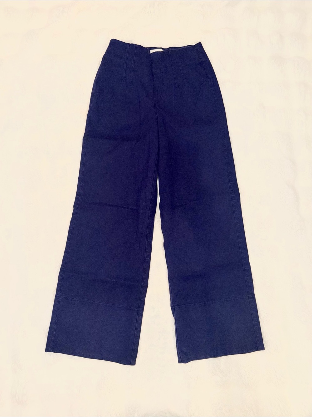 SPANX twill cropped wide leg pant XS